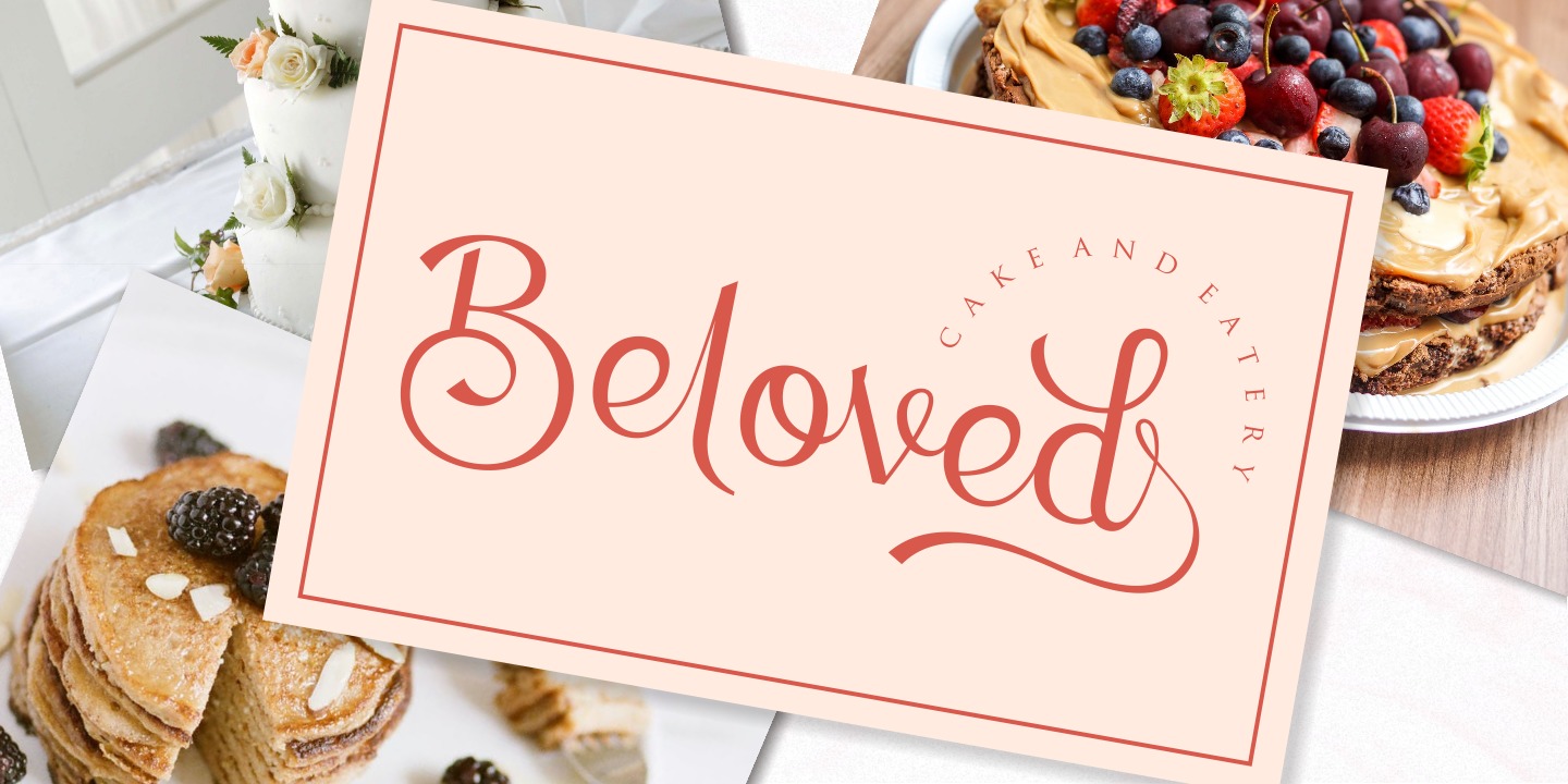 Beispiel einer Sweetlovers Regular-Schriftart